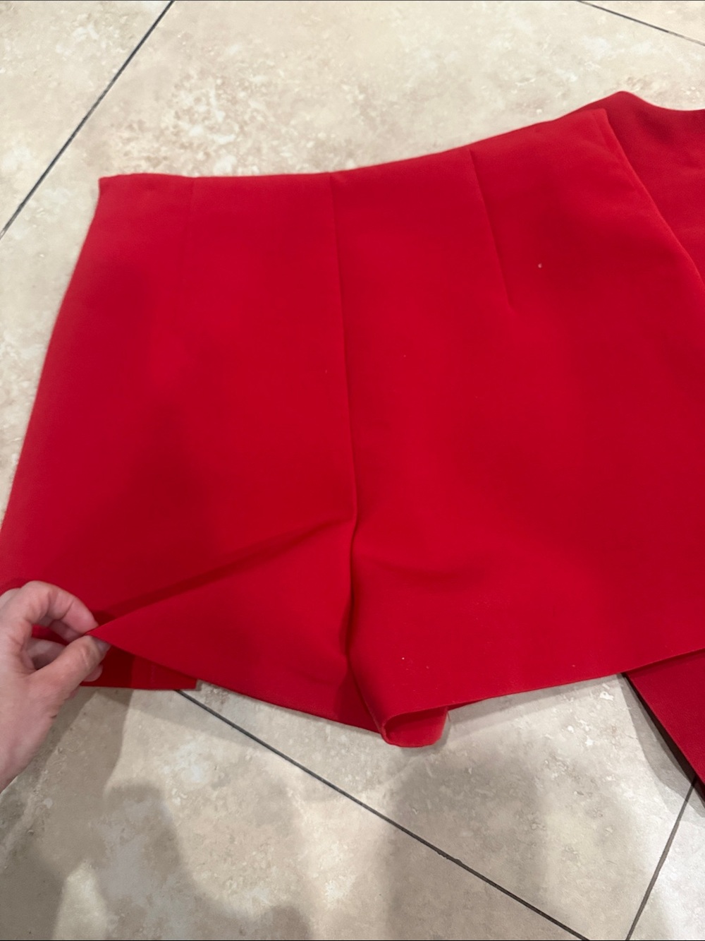 Zara Red Crop Top & Matching Skort Set - Picture 5 of 5
